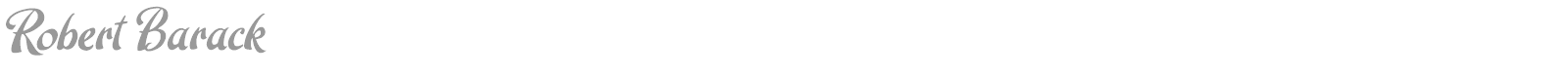 Robert Barack font preview